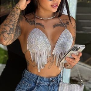 Cropped Strass