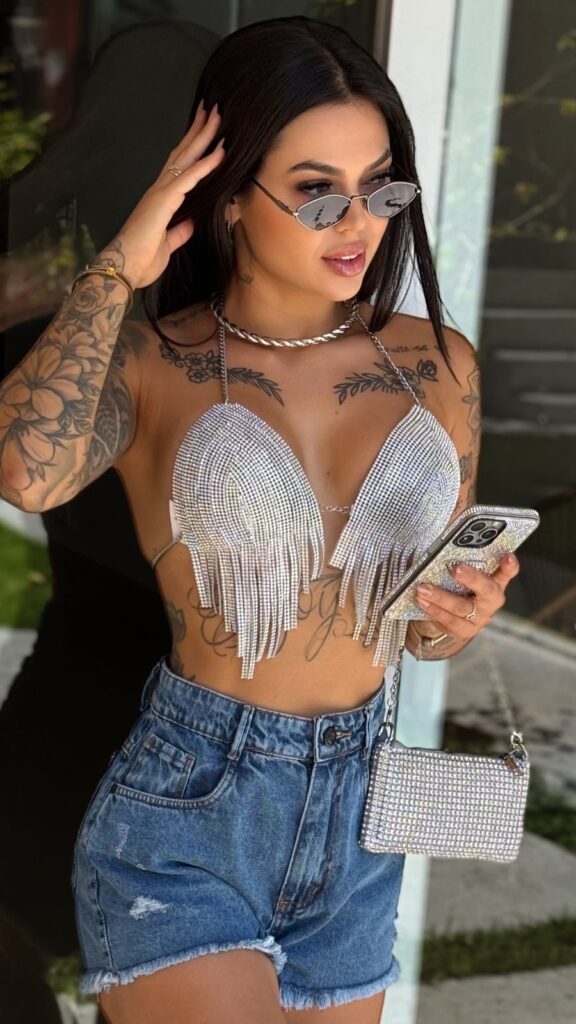 Cropped Strass